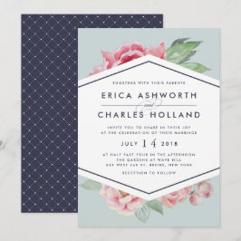 Antiek Peony | Uitnodiging tot weduwen en weddensc