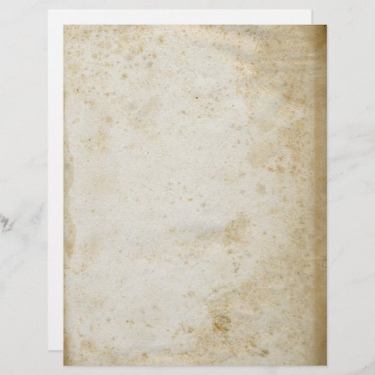 Antiek perkament met  verouderde blank (Voorkant / Achterkant)