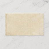 Antiek perkament visitekaartje (Achterkant)