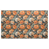 Antiek  perzik klaprozen stof (Yard (91,4 cm))
