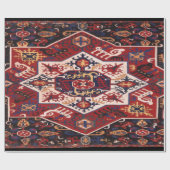 Antiek Perzisch Patroon Cadeaupapier (Vlak)