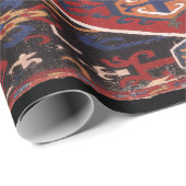 Antiek Perzisch Patroon Cadeaupapier (Rol Hoek)