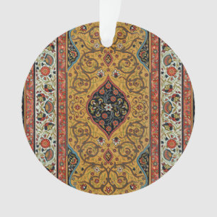Antiek Perzisch Tapijt Elegant Design Ornament