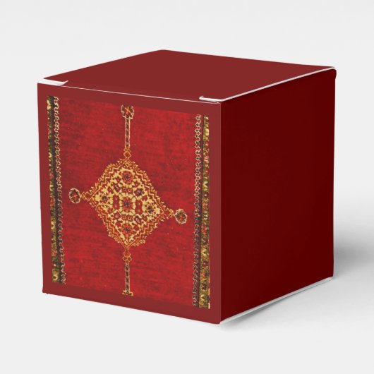 Antiek Perzisch tappatroon Bedankdoosjes (Voorkant Zijde)