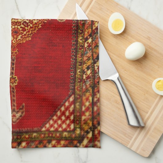 Antiek Perzisch tappatroon Theedoek (Quarter Fold)