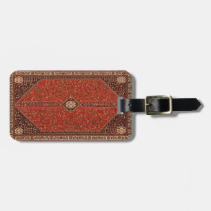 Antiek Perzisch Turks oosterse Kilim tapijt Bagagelabel