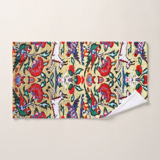 Antiek Perzisch Turks tapijt, dieren Bad Handdoek (Handdoek)