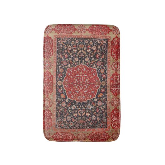 Antiek Perzische Patroon,  Oosters Patroon Badmat (Voorkant Verticaal)