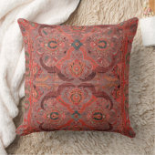 Antiek Perzische  Patroon Tapijt Rood Kussen (Deken)