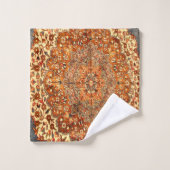 Antiek Perzische Patroonblik Bad Handdoek (Wasdoekje)