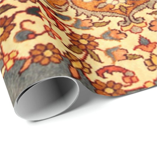 Antiek Perzische Patroonblik Cadeaupapier (Rol Hoek)