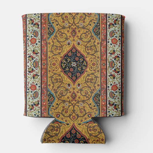 Antiek Perzische tapijt elegant ontwerp Blikjeskoeler (Achterkant)