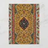 Antiek Perzische tapijt elegant ontwerp Briefkaart (Voorkant)