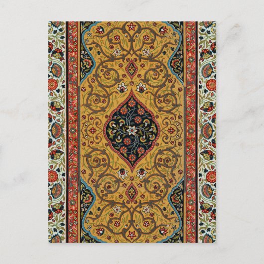 Antiek Perzische tapijt elegant ontwerp Briefkaart (Voorkant)