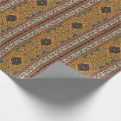 Antiek Perzische tapijt elegant ontwerp Cadeaupapier (Hoek)