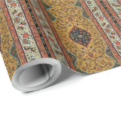 Antiek Perzische tapijt elegant ontwerp Cadeaupapier (Rol Hoek)