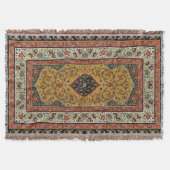 Antiek Perzische tapijt elegant ontwerp Deken (Voorkant)