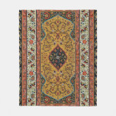 Antiek Perzische tapijt elegant ontwerp Fleece Deken (Voorkant)