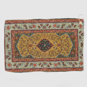 Antiek Perzische tapijt elegant ontwerp Golfhanddoek (Horizontaal)