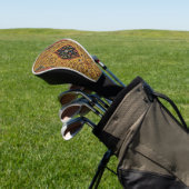 Antiek Perzische tapijt elegant ontwerp Golfheadcover (Insitu)