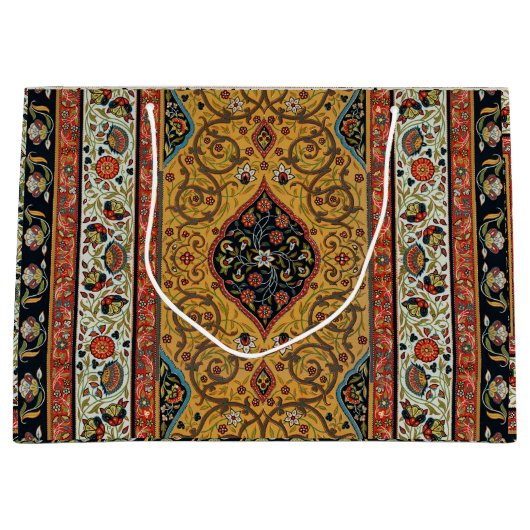 Antiek Perzische tapijt elegant ontwerp Groot Cadeauzakje (Voorkant)