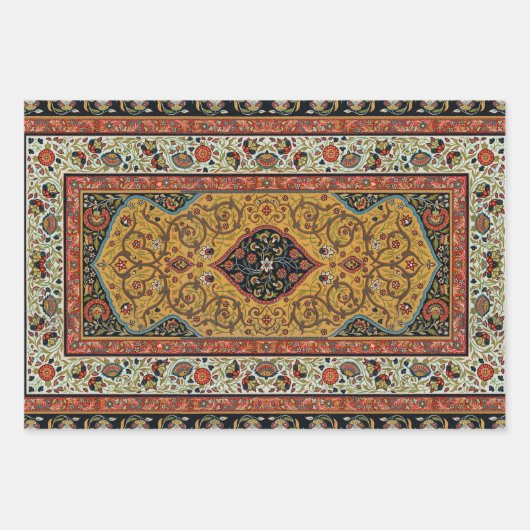 Antiek Perzische tapijt elegant ontwerp Inpakpapier Vel (Voorkant 2)