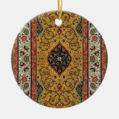 Antiek Perzische tapijt elegant ontwerp Keramisch Ornament (Voorkant)