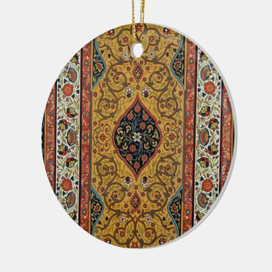 Antiek Perzische tapijt elegant ontwerp Keramisch Ornament (Links)