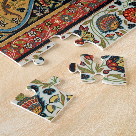 Antiek Perzische tapijt elegant ontwerp Legpuzzel (Zijkant)