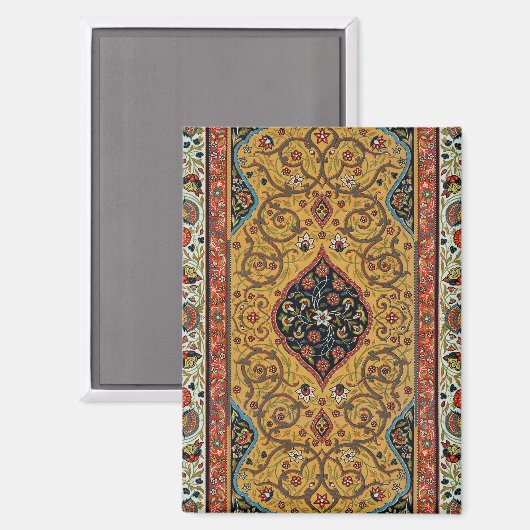 Antiek Perzische tapijt elegant ontwerp Magneet (Voorkant / Achterkant)