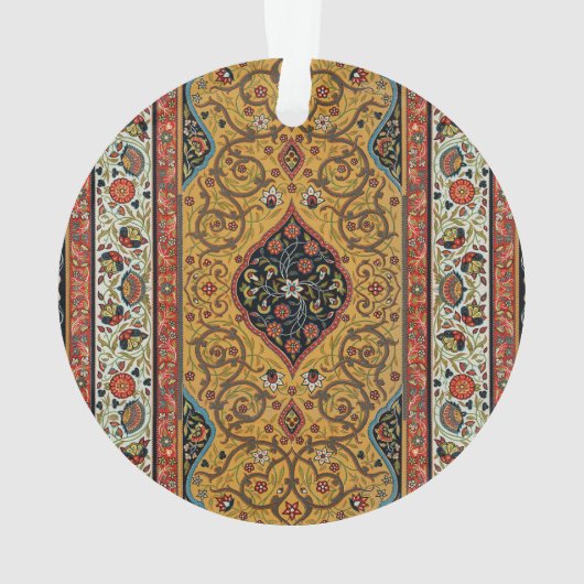 Antiek Perzische tapijt elegant ontwerp Ornament (achterkant)