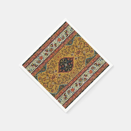 Antiek Perzische tapijt elegant ontwerp Servet (Hoek)