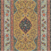 Antiek Perzische tapijt elegant ontwerp Sticker (Voorkant)