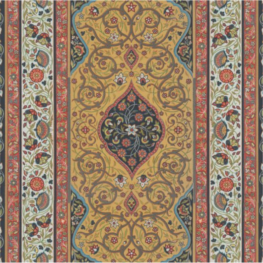 Antiek Perzische tapijt elegant ontwerp Sticker (Voorkant)