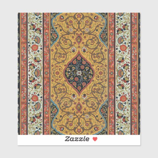 Antiek Perzische tapijt elegant ontwerp Sticker (Vel)
