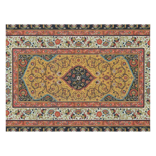 Antiek Perzische tapijt elegant ontwerp Tafelkleed (Voorkant (Horizontaal))