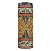 Antiek Perzische tapijt elegant ontwerp Thermosbeker (Achterkant)