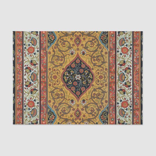 Antiek Perzische tapijt elegant ontwerp Tissuepapier (Voorkant)