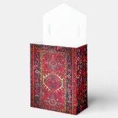 Antiek Perzische tapijt verontruste kunst patroon Bedankdoosjes (Geopend)