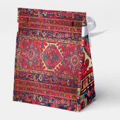 Antiek Perzische tapijt verontruste kunst patroon Bedankdoosjes (Achterkant)