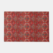 Antiek Perzische tapijt verontruste  kunst patroon Deurmat (Voorkant)