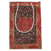 Antiek Perzische tapijt verontruste kunst patroon Medium Cadeauzakje (Voorkant)