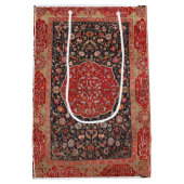 Antiek Perzische tapijt verontruste kunst patroon Medium Cadeauzakje (Achterkant)