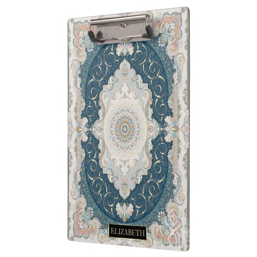 Antiek Perzische tapijtnaam Klembord (Links)