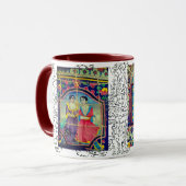 Antiek Perzische tegels Golestan paleis Mok (Voorkant links)