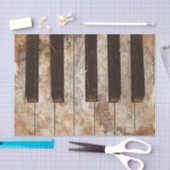 Antiek pianoketoestel muzikant debetpapier tissuepapier (Craft)