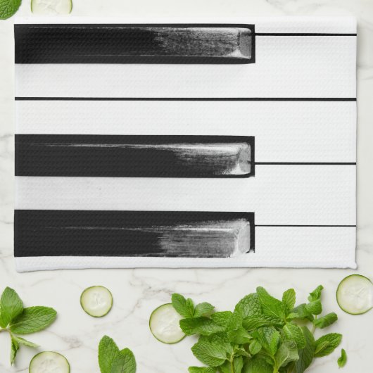 Antiek pianoketoestel theedoek (Gevouwen)