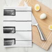 Antiek pianoketoestel theedoek (Quarter Fold)