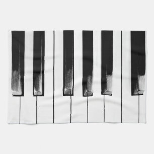 Antiek pianoketoestel theedoek