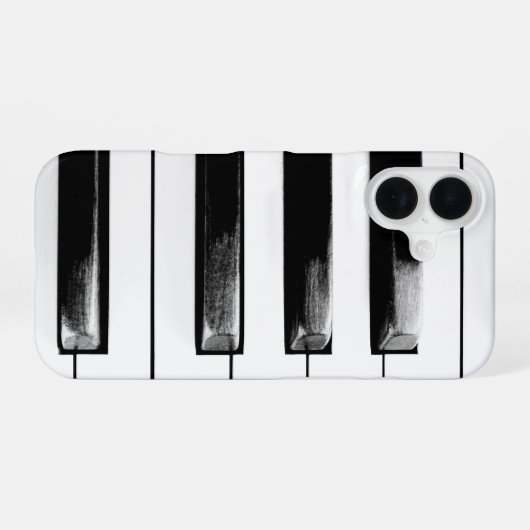 Antiek pianokussen iPhone 16 hoesje (Achterkant horizontaal)